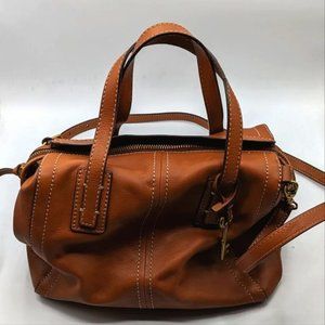 Fossil Emma Leather Crossbody Satchel